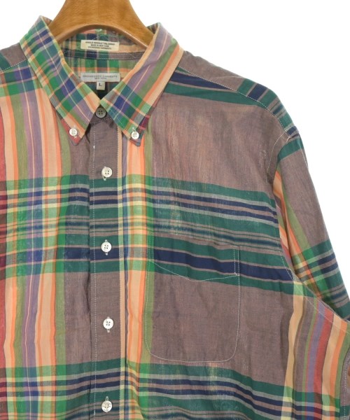 Engineered Garments（エンジニアドガーメンツ）カジュアルシャツ 茶 サイズ:L メンズ/2200611997029