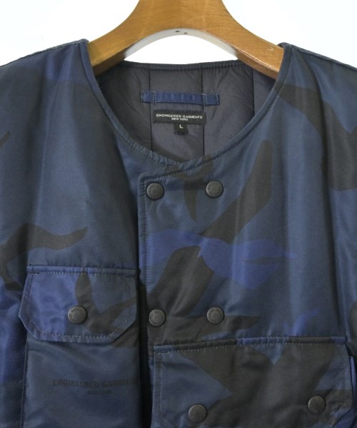 Engineered Garments（エンジニアドガーメンツ）ダウンジャケット/ダウンベスト 紺 サイズ:L メンズ/2200613669030