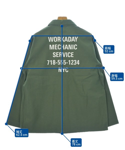 Engineered Garments（エンジニアドガーメンツ）カバーオール 緑 サイズ:M メンズ/2200614503012