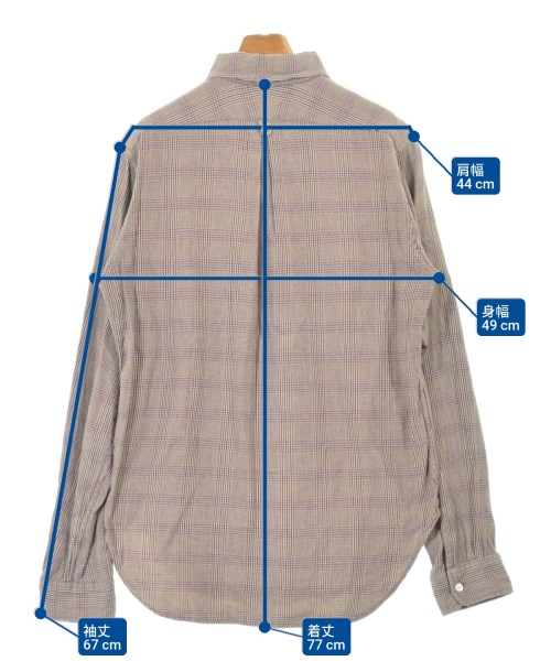 Engineered Garments（エンジニアドガーメンツ）カジュアルシャツ ベージュ サイズ:M メンズ/2200608308036