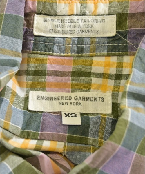 Engineered Garments（エンジニアドガーメンツ）カジュアルシャツ 緑 サイズ:XS メンズ/2200613455121