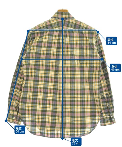 Engineered Garments（エンジニアドガーメンツ）カジュアルシャツ 緑 サイズ:XS メンズ/2200613455121