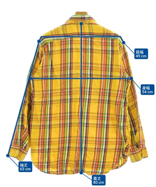 Engineered Garments（エンジニアドガーメンツ）カジュアルシャツ 黄 サイズ:M メンズ/2200613455138