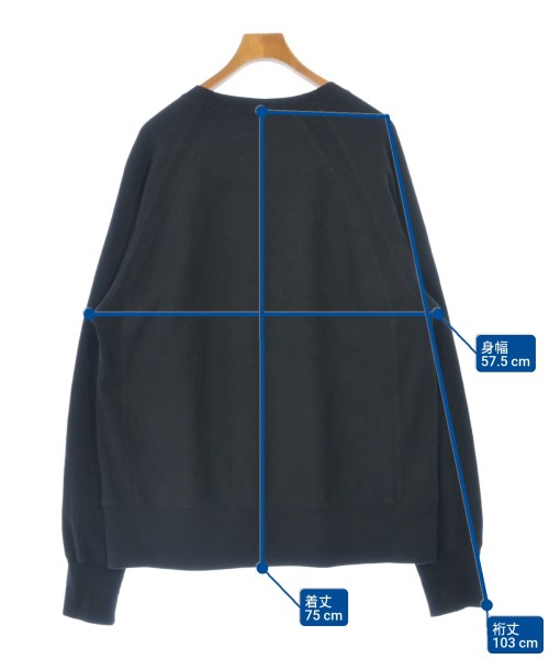 Engineered Garments（エンジニアドガーメンツ）スウェット 黒 サイズ:L メンズ/2200614871012