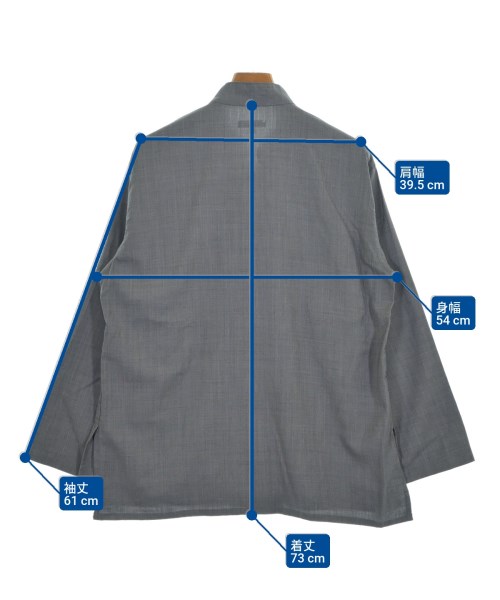 Engineered Garments（エンジニアドガーメンツ）カジュアルシャツ グレー サイズ:XS メンズ/2200615526140