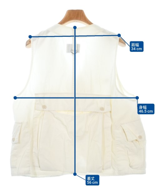 Engineered Garments（エンジニアドガーメンツ）カジュアルシャツ 白 サイズ:XS メンズ/2200616136164