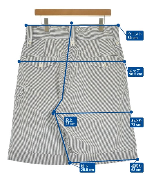 Engineered Garments（エンジニアドガーメンツ）ショートパンツ グレー サイズ:M メンズ/2200606356084
