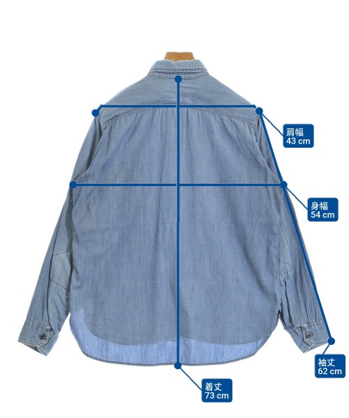 Engineered Garments（エンジニアドガーメンツ）カジュアルシャツ 紺 サイズ:S メンズ/2200565824068