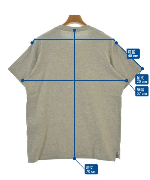 Engineered Garments（エンジニアドガーメンツ）Tシャツ・カットソー グレー サイズ:L メンズ/2200560910056
