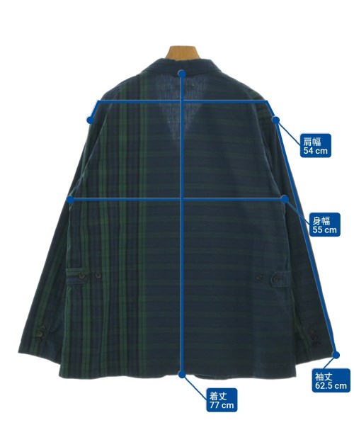 Engineered Garments（エンジニアドガーメンツ）カジュアルジャケット 緑 サイズ:L メンズ/2200561784069