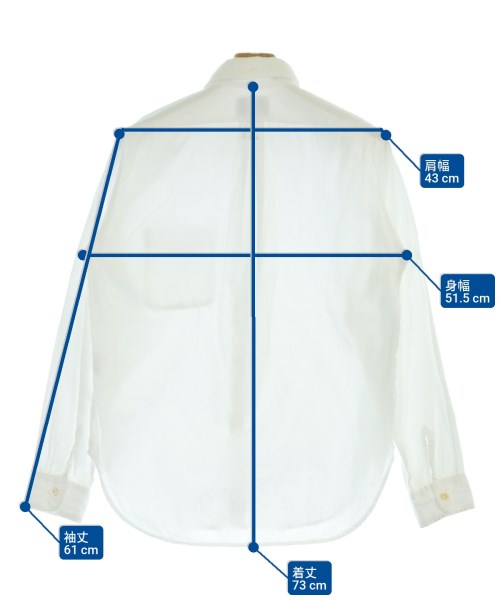 Engineered Garments（エンジニアドガーメンツ）カジュアルシャツ 白 サイズ:S メンズ/2200571602025