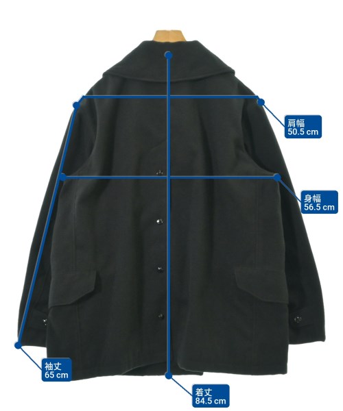 Engineered Garments（エンジニアドガーメンツ）ピーコート 黒 サイズ:M メンズ/2200672461019