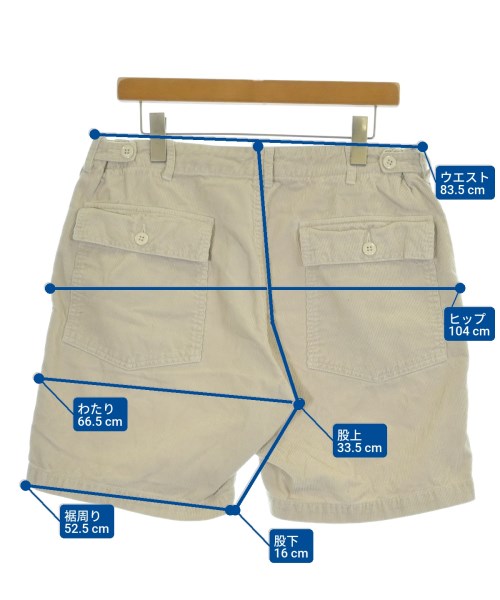 Engineered Garments（エンジニアドガーメンツ）ショートパンツ 白 サイズ:34(XL位) メンズ/2200674459168