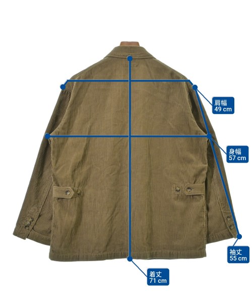Engineered Garments（エンジニアドガーメンツ）ジャケット 茶 サイズ:XS メンズ/2200678244029