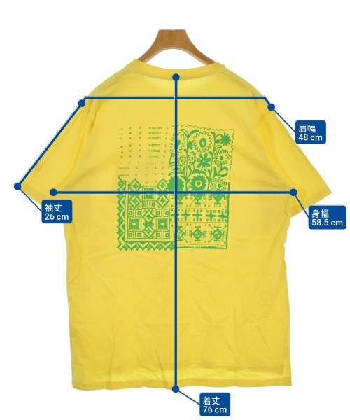 Engineered Garments（エンジニアドガーメンツ）Tシャツ・カットソー 黄 サイズ:L メンズ/2200679096085