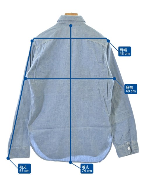 Engineered Garments（エンジニアドガーメンツ）カジュアルシャツ 青 サイズ:S メンズ/2200692238035