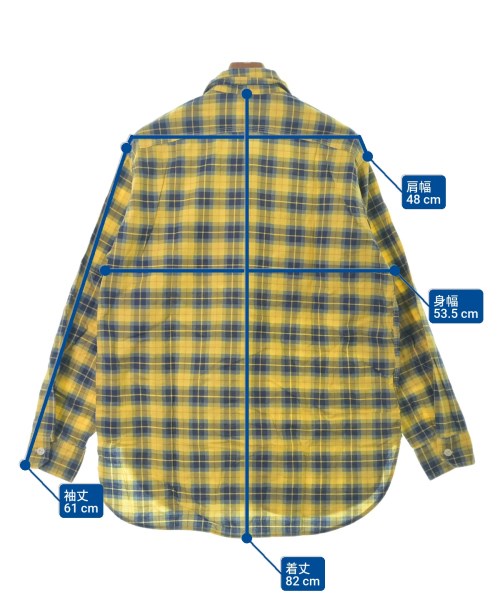 Engineered Garments（エンジニアドガーメンツ）カジュアルシャツ 黄 サイズ:M メンズ/2200695850036