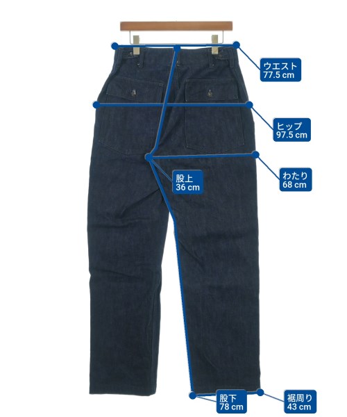 Engineered Garments（エンジニアドガーメンツ）デニムパンツ 紺 サイズ:S メンズ/2200699777087