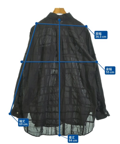Engineered Garments（エンジニアドガーメンツ）カジュアルシャツ 黒 サイズ:M メンズ/2200700967018