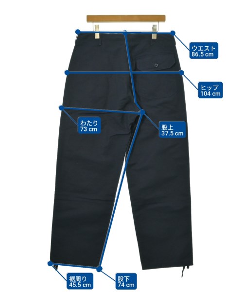 Engineered Garments（エンジニアドガーメンツ）カーゴパンツ 紺 サイズ:M メンズ/2200701405236
