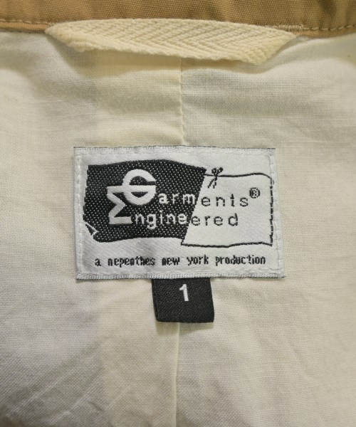 Engineered Garments（エンジニアドガーメンツ）ステンカラーコート ベージュ サイズ:1(S位) メンズ/2200643448018