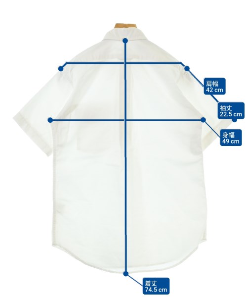 Engineered Garments（エンジニアドガーメンツ）カジュアルシャツ 白 サイズ:XS メンズ/2200657841171