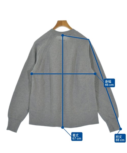 Engineered Garments（エンジニアドガーメンツ）スウェット グレー サイズ:XS メンズ/2200657841195