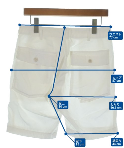 Engineered Garments（エンジニアドガーメンツ）ショートパンツ 白 サイズ:XS メンズ/2200657841263