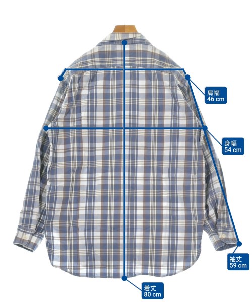 Engineered Garments（エンジニアドガーメンツ）カジュアルシャツ 青 サイズ:S メンズ/2200658703072