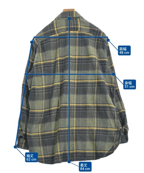 Engineered Garments（エンジニアドガーメンツ）カジュアルシャツ グレー サイズ:M メンズ/2200659488091