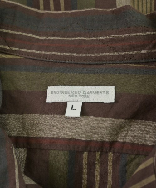 Engineered Garments（エンジニアドガーメンツ）カジュアルシャツ 茶 サイズ:L メンズ/2200707797038