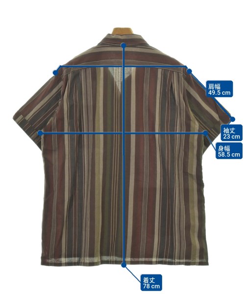 Engineered Garments（エンジニアドガーメンツ）カジュアルシャツ 茶 サイズ:L メンズ/2200707797038