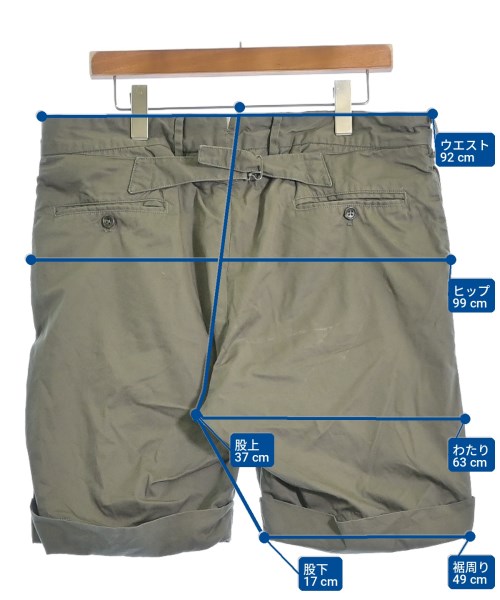 Engineered Garments（エンジニアドガーメンツ）ショートパンツ カーキ サイズ:36(M位) メンズ/2200711056022