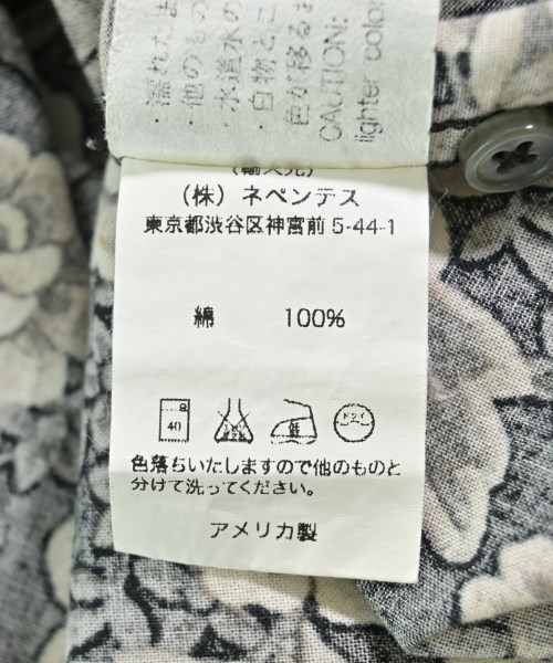 Engineered Garments（エンジニアドガーメンツ）カジュアルシャツ 黒 サイズ:M メンズ/2200711184114