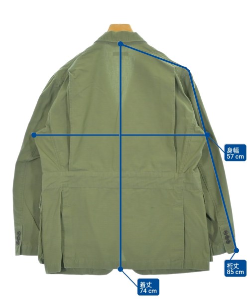 Engineered Garments（エンジニアドガーメンツ）カジュアルジャケット カーキ サイズ:M メンズ/2200711457010