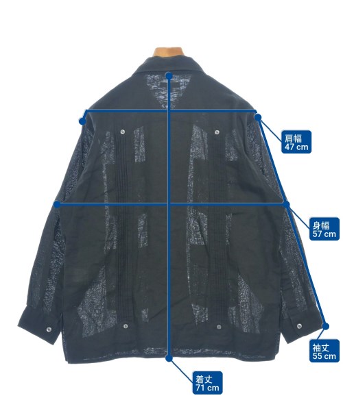 Engineered Garments（エンジニアドガーメンツ）カジュアルシャツ 黒 サイズ:XS メンズ/2200711500013