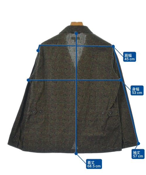 Engineered Garments（エンジニアドガーメンツ）テーラードジャケット カーキ サイズ:S メンズ/2200709251019