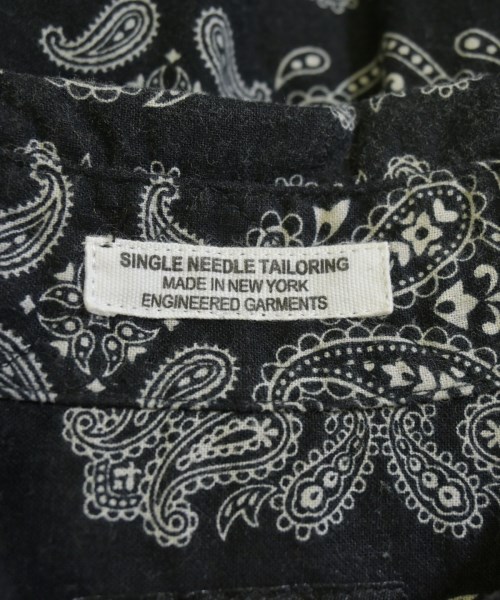Engineered Garments（エンジニアドガーメンツ）カジュアルシャツ 黒 サイズ:S メンズ/2200709251095