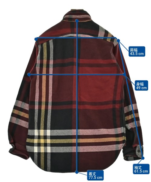 Engineered Garments（エンジニアドガーメンツ）カジュアルシャツ 赤 サイズ:S メンズ/2200706376036