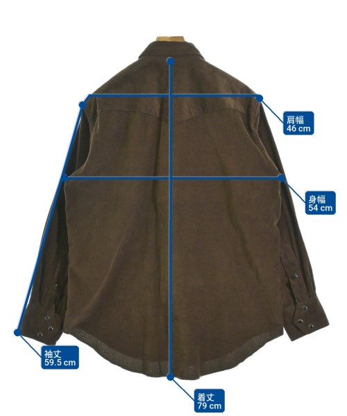 Engineered Garments（エンジニアドガーメンツ）カジュアルシャツ 茶 サイズ:S メンズ/2200712416054