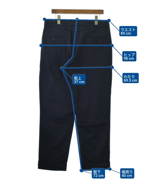 Engineered Garments（エンジニアドガーメンツ）スラックス 紺 サイズ:M メンズ/2200712558068