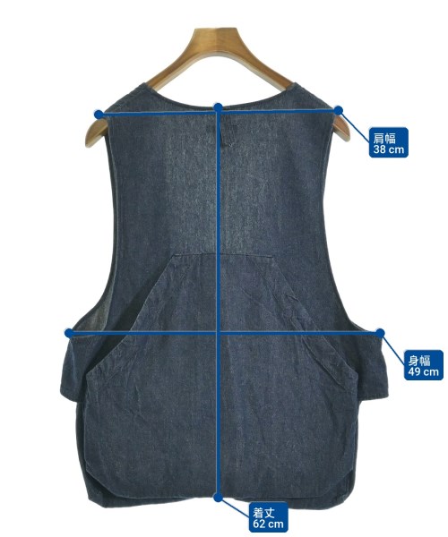 Engineered Garments（エンジニアドガーメンツ）カジュアルシャツ 紺 サイズ:M メンズ/2200714683058