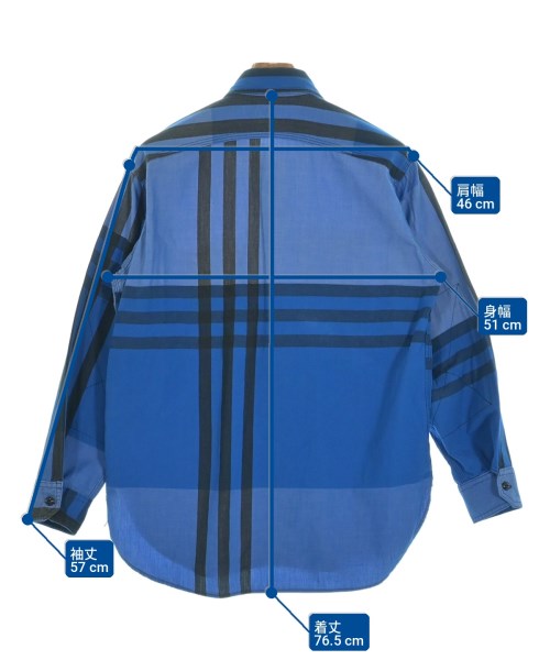 Engineered Garments（エンジニアドガーメンツ）カジュアルシャツ 青 サイズ:XXS メンズ/2200715694220