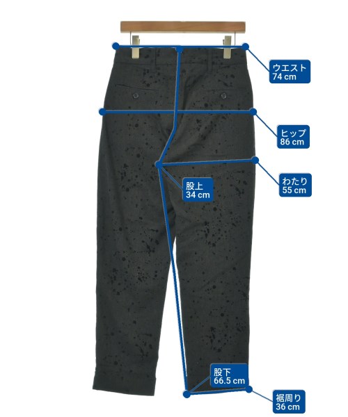 Engineered Garments（エンジニアドガーメンツ）スラックス グレー サイズ:28(S位) メンズ/2200646613024