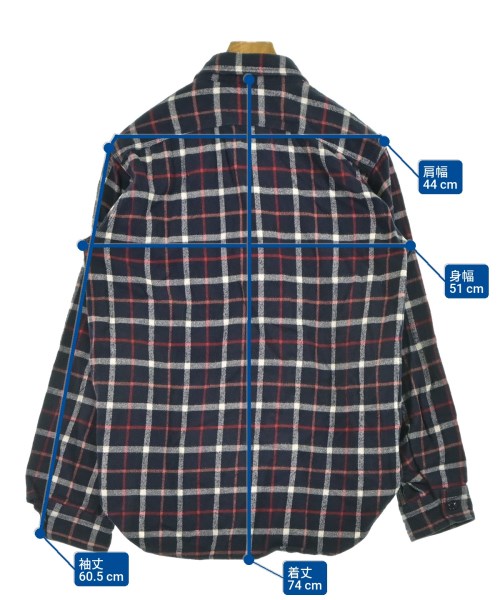 Engineered Garments（エンジニアドガーメンツ）カジュアルシャツ 紺 サイズ:S メンズ/2200648198055