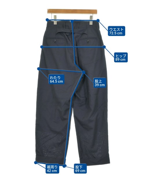 Engineered Garments（エンジニアドガーメンツ）スラックス 紺 サイズ:XXS メンズ/2200651013093