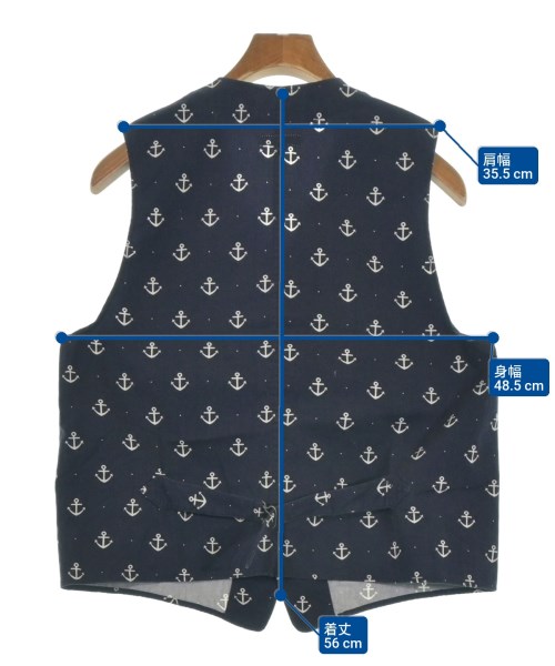 Engineered Garments（エンジニアドガーメンツ）カジュアルシャツ 紺 サイズ:M メンズ/2200651305051