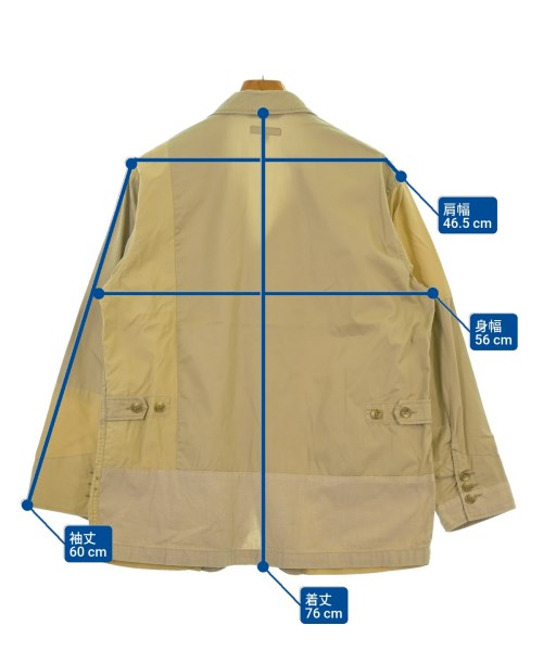 Engineered Garments（エンジニアドガーメンツ）カバーオール ベージュ サイズ:XS メンズ/2200651456029