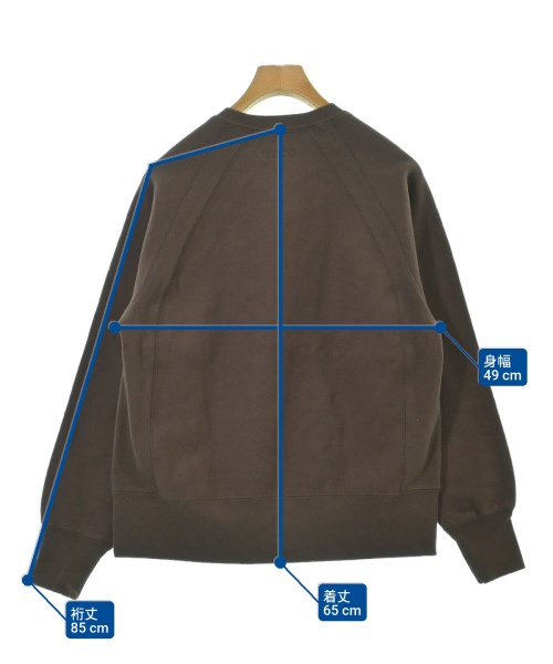 Engineered Garments（エンジニアドガーメンツ）スウェット 茶 サイズ:XS メンズ/2200651456272