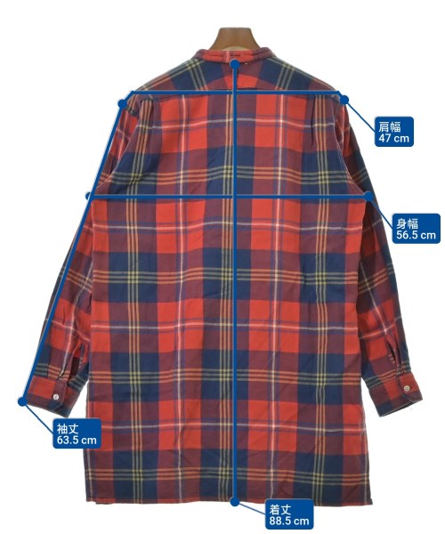 Engineered Garments（エンジニアドガーメンツ）カジュアルシャツ 赤 サイズ:M メンズ/2200653550077